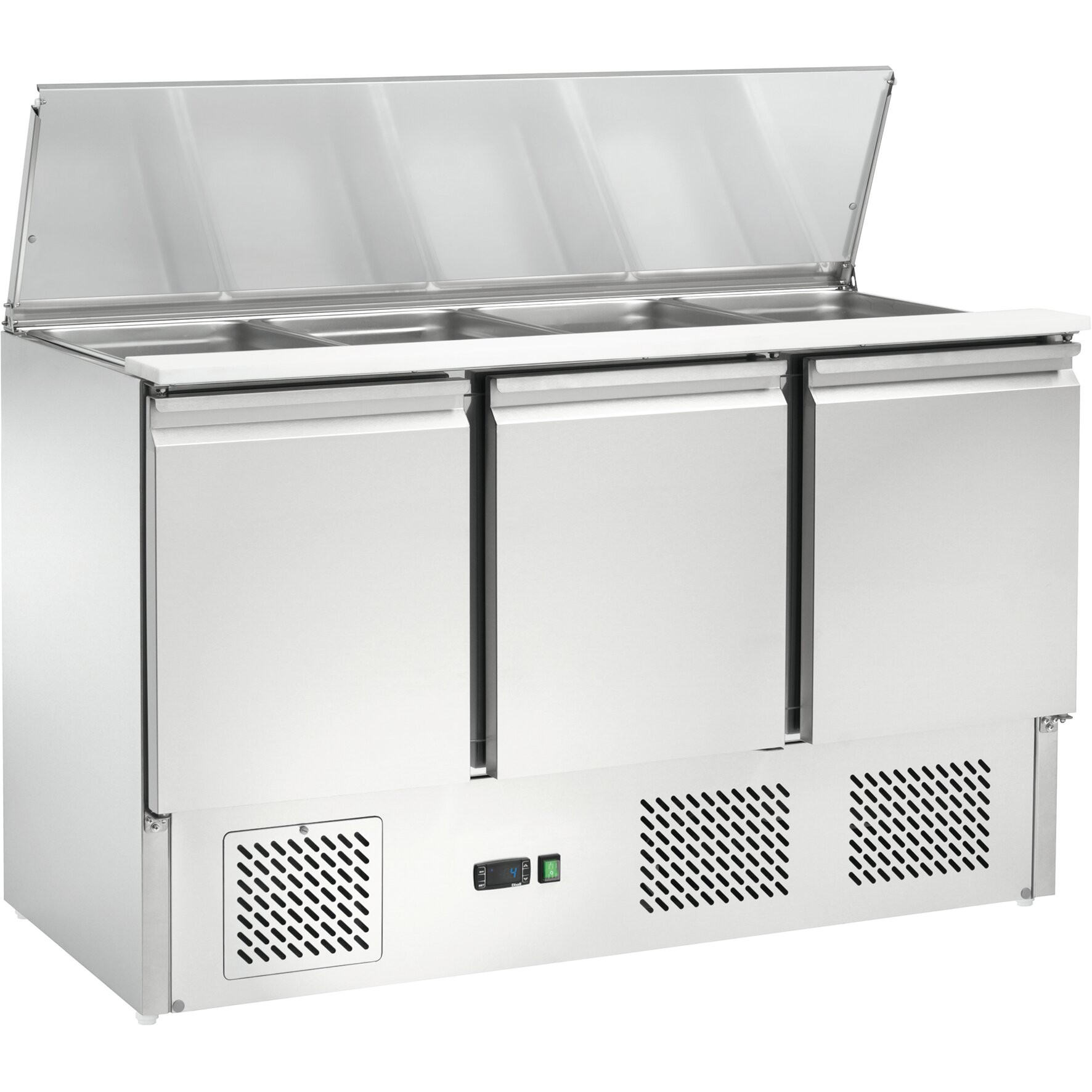 Saladette, GN 1/1, 3 Türen